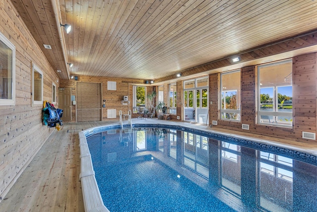 view of indoor pool