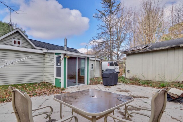 view of patio / terrace with grilling area