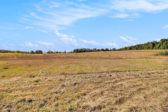 view of landscape featuring a rural view