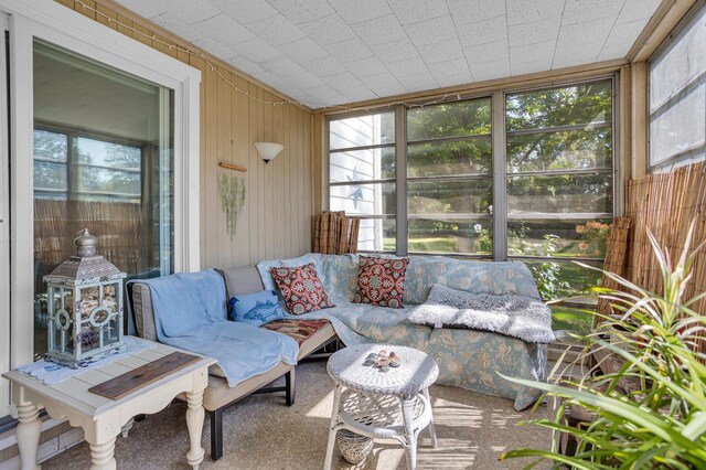 sunroom with a wealth of natural light