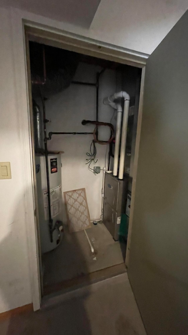 utilities with gas water heater