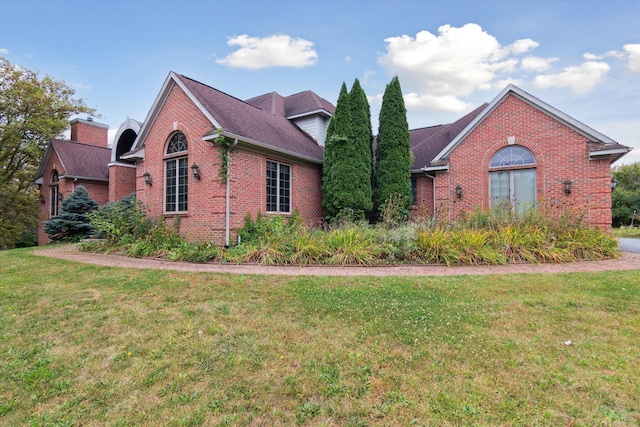 view of property with a front yard