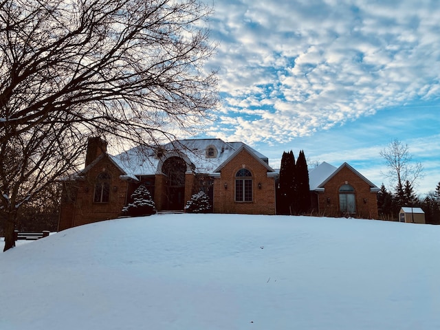 view of front of home