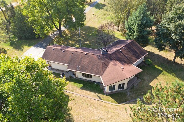 drone / aerial view