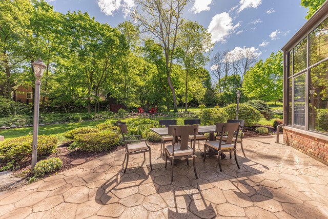 view of patio