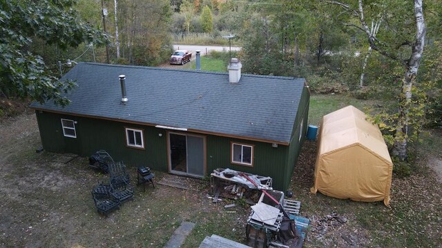 view of rear view of property