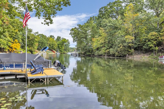125 Westshore Dr, Jerome, MI 49249 - dock area with a water view