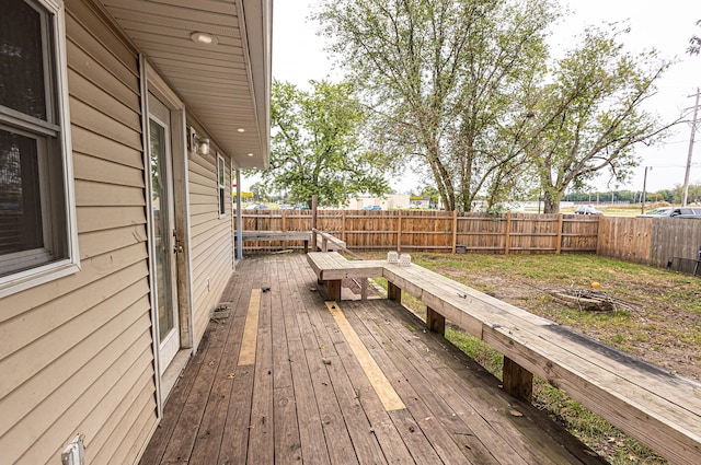 view of deck