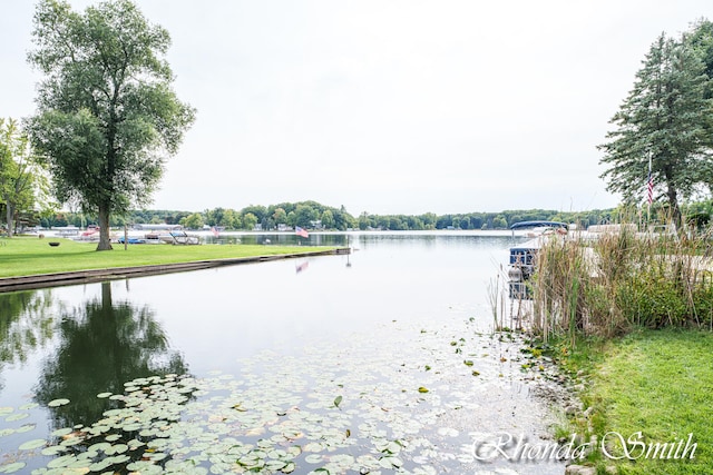 property view of water