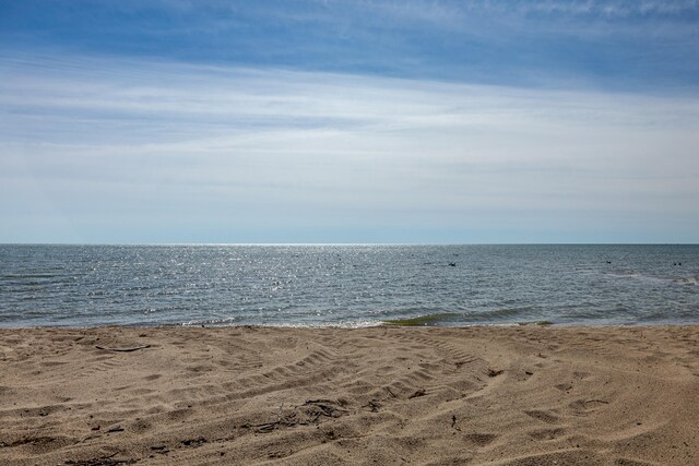 water view featuring a beach view