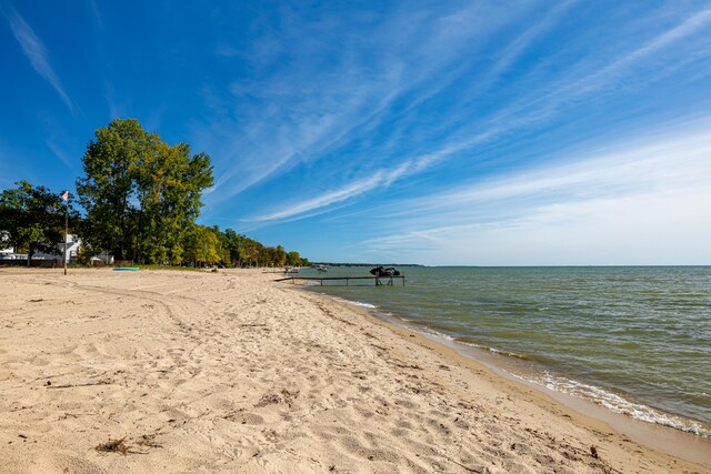 water view with a beach view