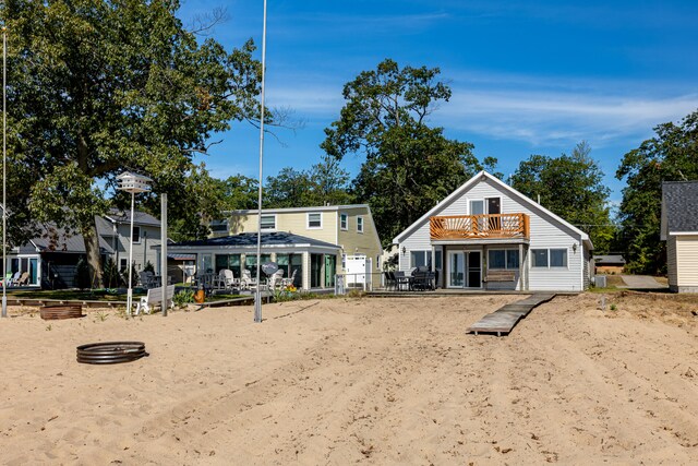 view of back of property