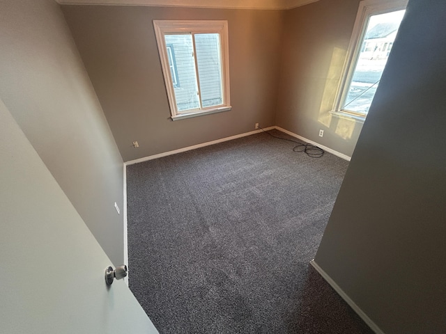 carpeted empty room featuring a healthy amount of sunlight