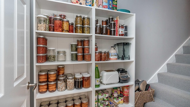 view of pantry