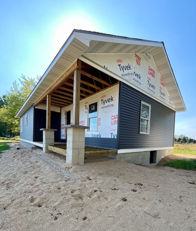 view of side of home