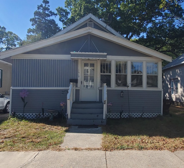 view of bungalow-style house