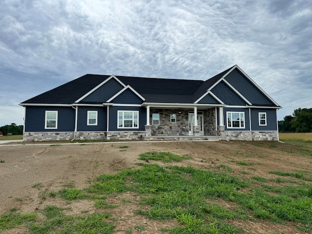 view of craftsman inspired home