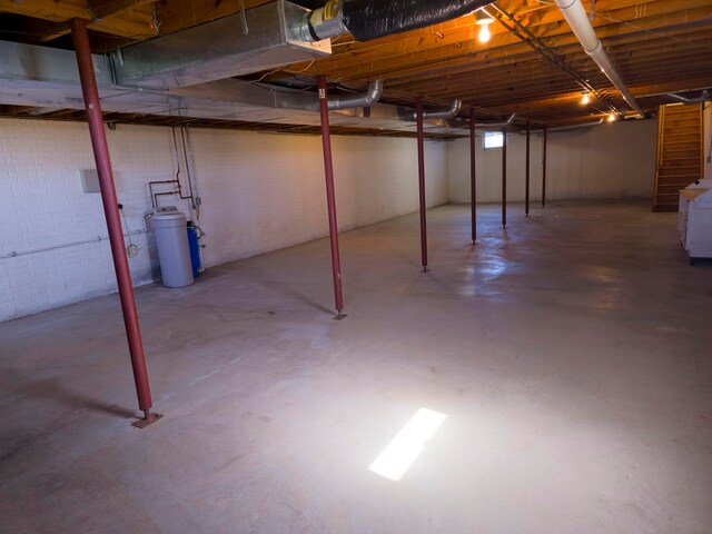 view of basement