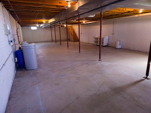 view of basement