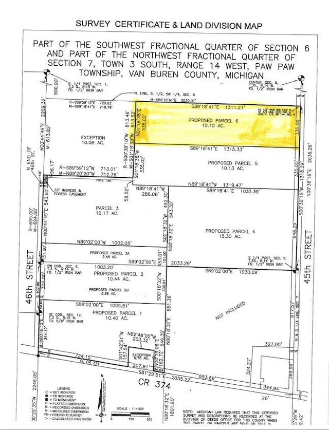 PARCEL6 45th, Paw Paw, MI 49079