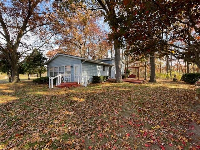 view of side of property