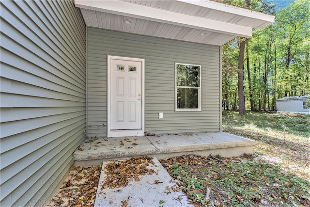 view of property entrance