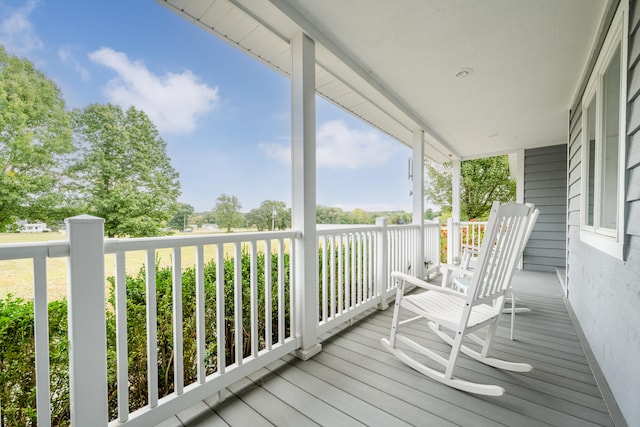 view of deck