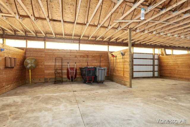 view of horse barn