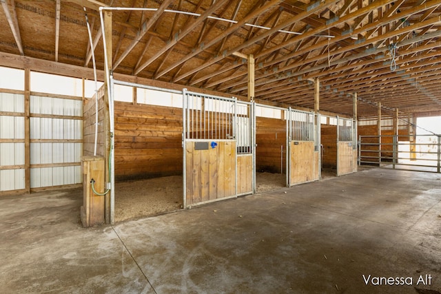 view of stable