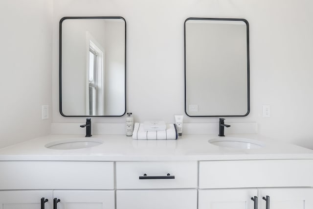 9530 Shoreway Dr, West Olive, MI 49460 - full bathroom featuring double vanity