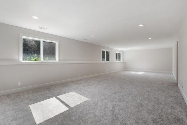 9530 Shoreway Dr, West Olive, MI 49460 - carpeted spare room with recessed lighting and baseboards