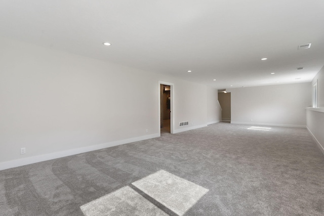 9530 Shoreway Dr, West Olive, MI 49460 - carpeted spare room with recessed lighting and baseboards
