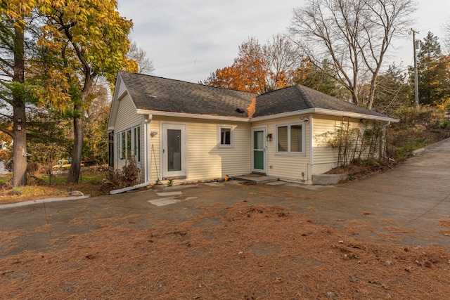 view of front of home