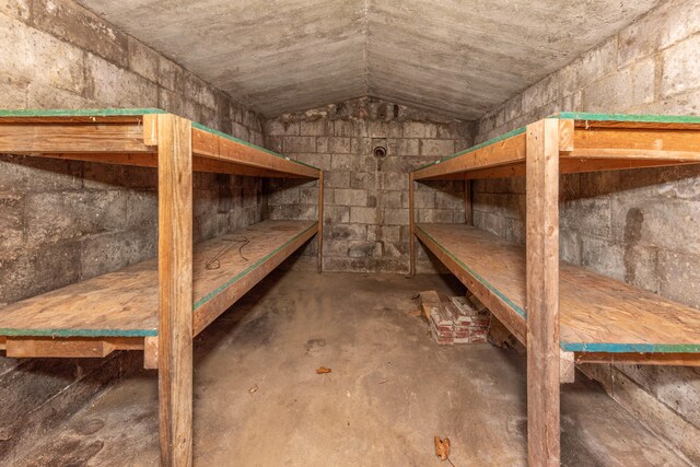 view of storage room