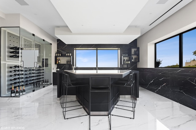 dining area with plenty of natural light