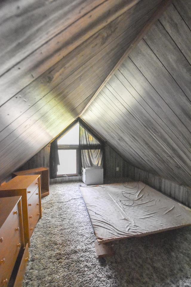 view of attic