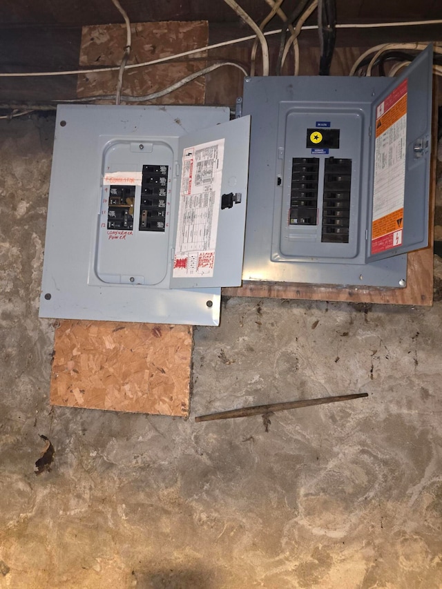 utilities with electric panel