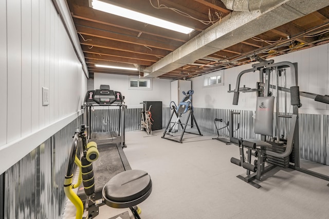 view of exercise room