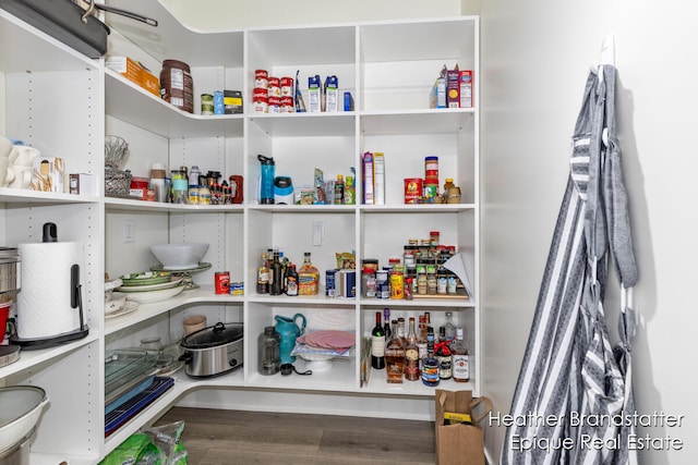 view of pantry