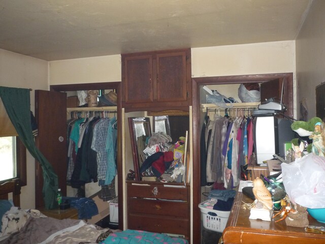 bedroom with a closet