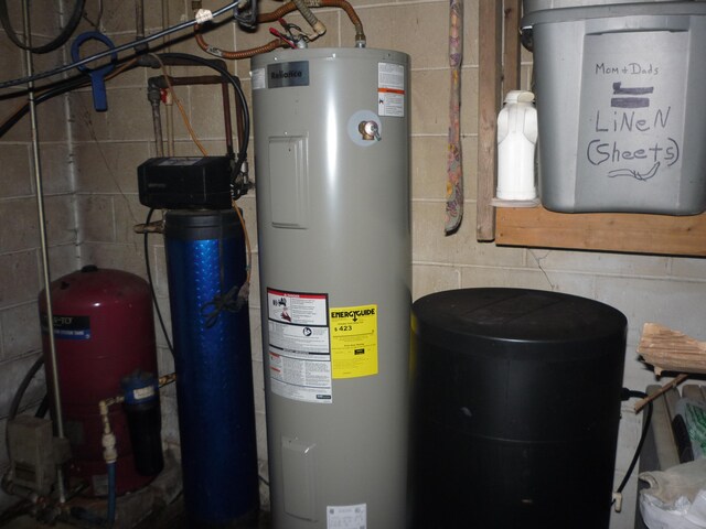 utilities featuring water heater