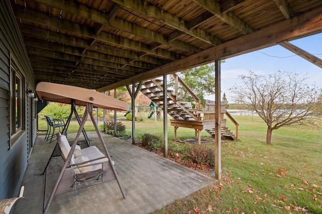 view of patio