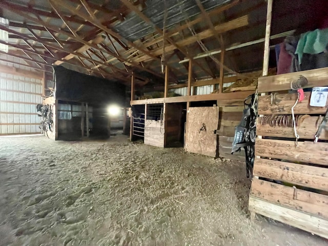 view of stable