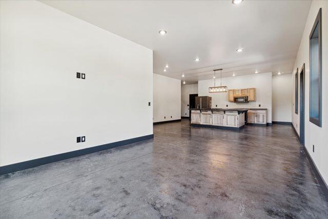 view of unfurnished living room