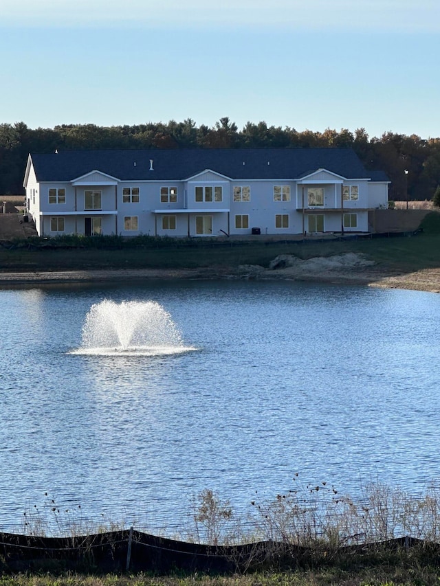 view of water feature