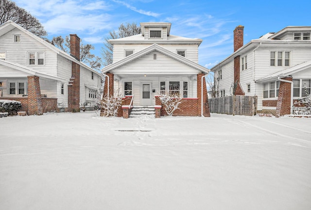 view of front of property