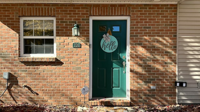 view of entrance to property