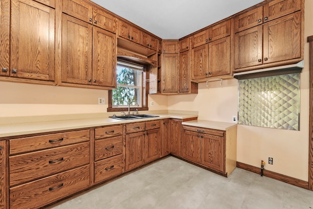 kitchen featuring sink