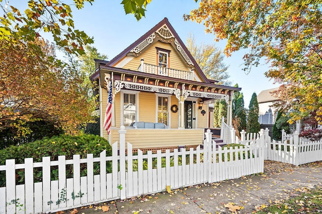 victorian house with covered porch