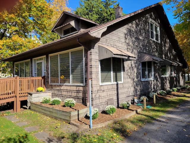 view of home's exterior